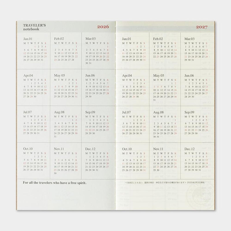 Traveler's Notebook - 2026 Diary - Limited Edition (2026)