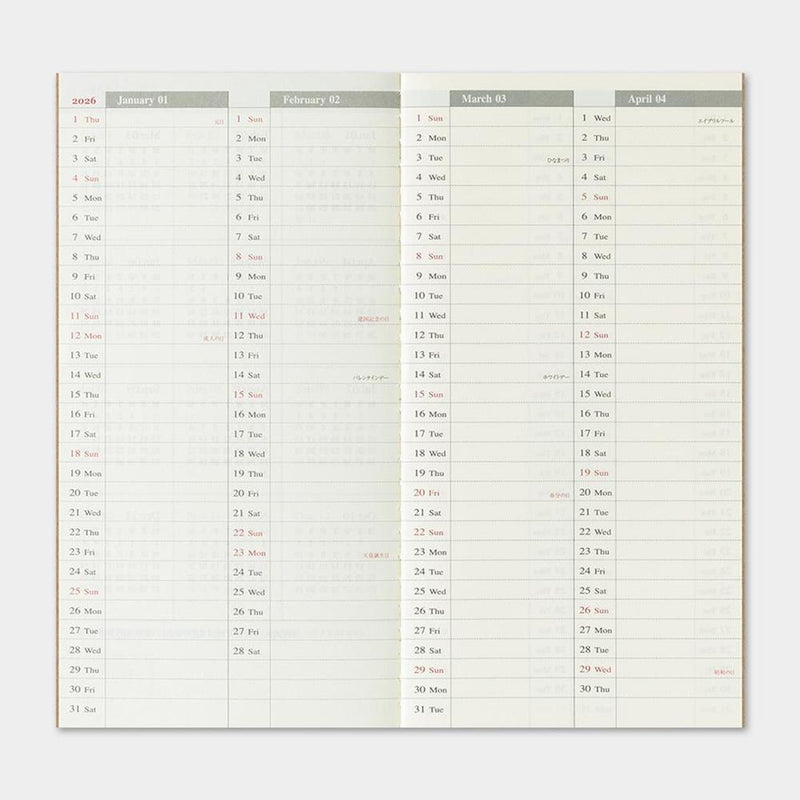 Traveler's Notebook - 2026 Diary - Limited Edition (2026)