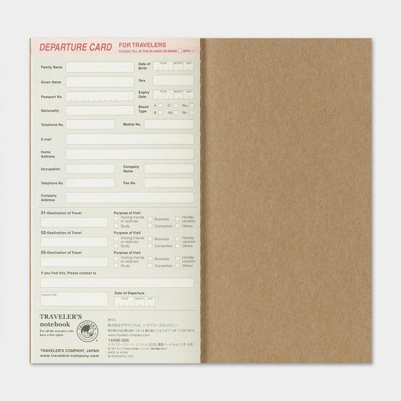 Traveler's Notebook - 2026 Diary - Limited Edition (2026)