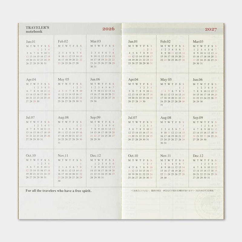 Traveler's Notebook - 2026 Diary - Limited Edition (2026)