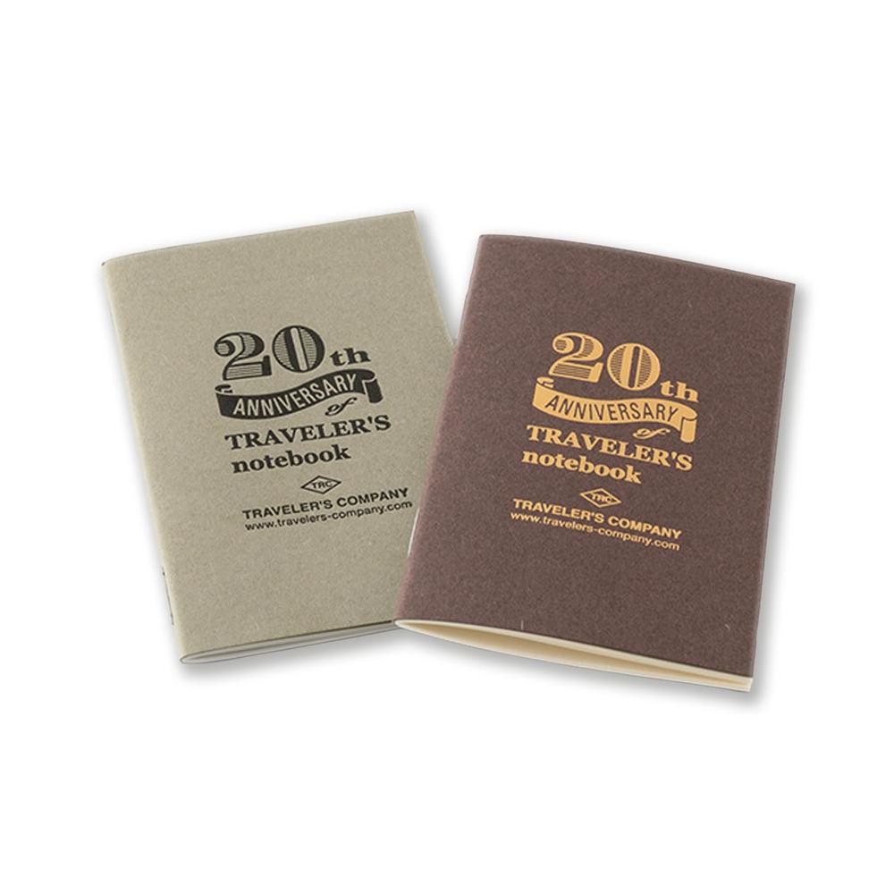 Traveler's Notebook - 20th Anniversary Card Size Set - Limited Edition ...