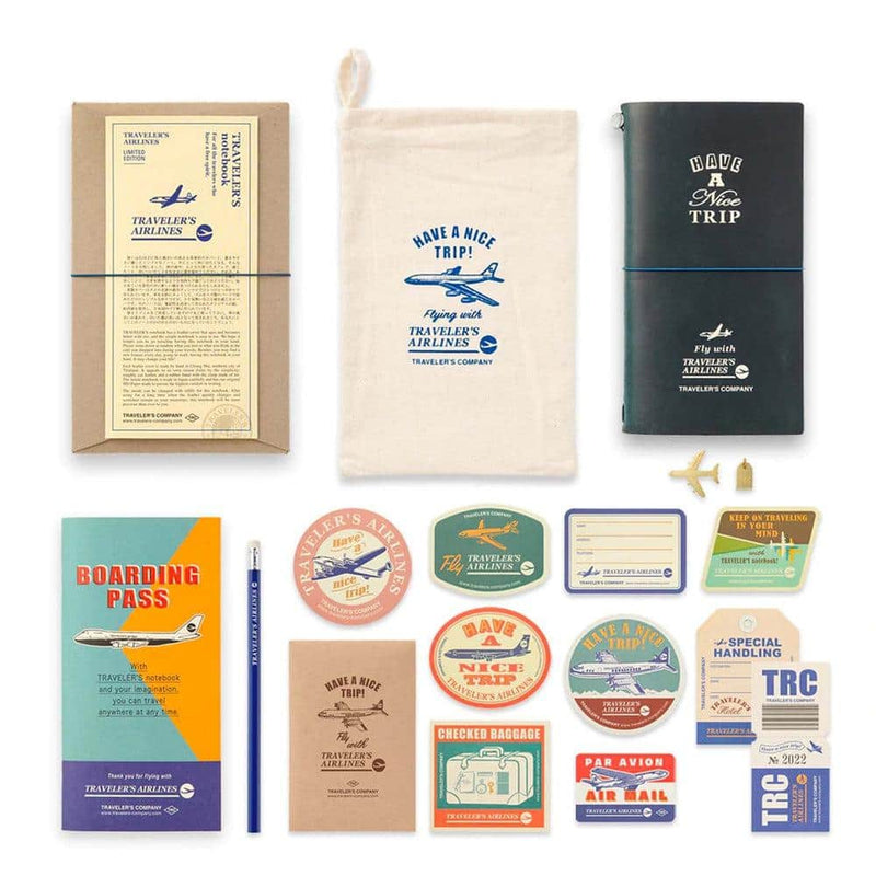Traveler's Notebook Set - Traveler's Airlines - Limited Edition (2022)