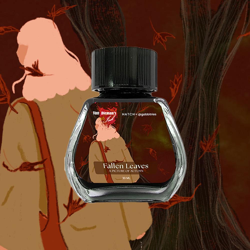 Van Dieman's Ink × @gabbitries Picture of Autumn Inks (30ml) | EndlessPens