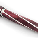 Visconti Divina Elegance Bordeaux Oversize Fountain Pen (14K Gold) - Pen Body Details | EndlessPens