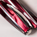 Visconti Divina Elegance Bordeaux Oversize Fountain Pen (14K Gold) - Pen and Cap Cover | EndlessPens