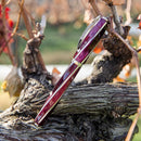 Visconti Divina Elegance Bordeaux Oversize Fountain Pen (14K Gold) - Pen with Log | EndlessPens
