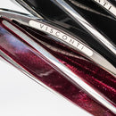 Visconti Divina Elegance Bordeaux Oversize Fountain Pen (14K Gold) - Pen Trim Details | EndlessPens