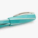 Visconti Divina Elegance Wave Oversize Fountain Pen (14K Gold) - Pen Cap on White Background | EndlessPens