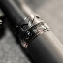 Visconti Homo Sapiens Dark Crystal Fountain Pen (14K Gold) - Pen Body Details | EndlessPens