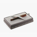 Visconti Medici Briarwood Yellow Gold Trims Fountain Pen (14K Gold) - Pen on Box | EndlessPens