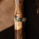 Visconti Medici Briarwood Yellow Gold Trims Fountain Pen (14K Gold) - Pen Body | EndlessPens