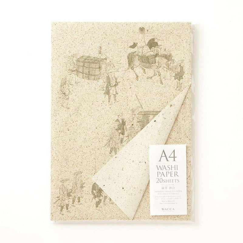 WACCA Washi Paper Japanese Green Tea