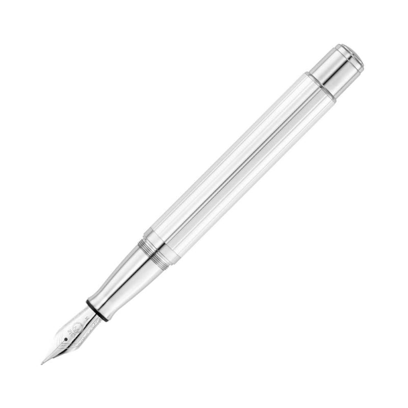 Waldmann Commander 23 Fountain Pen (Stainless Steel) - Without Cap Cover