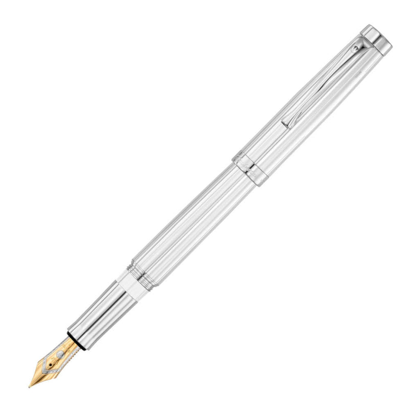 Waldmann Manager Fountain Pen (18K Gold) - Nib Exposed