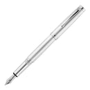 Waldmann Manager Fountain Pen (Stainless Steel) - Nib Exposed