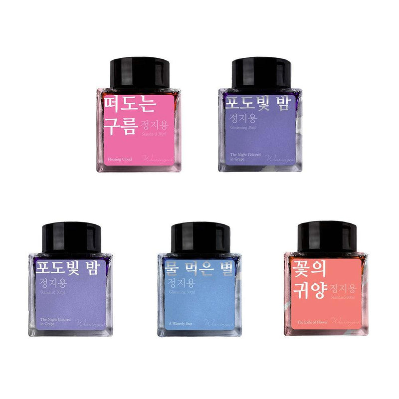 Wearingeul Ink Bottle (30ml) - Jung Ji Yong Literature Ink - Colors