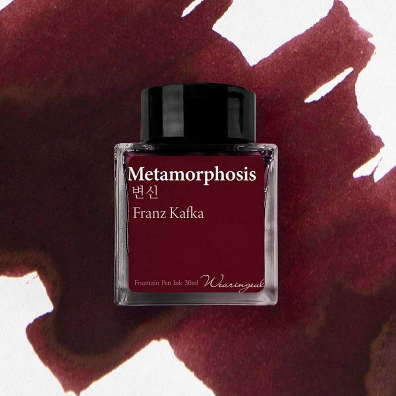Wearingeul Ink Bottle (30ml) - Monthly World Literature - Metamorphosis - Color Sample