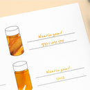 Wearingeul 12 Vials Ink Swatch Paper (A5) - Ink Swatch With Names | EndlessPens