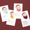 Wearingeul Sticker Swatch Card (30 Sheets) - Santa Sticker Color Swatch - Special Edition (2025)