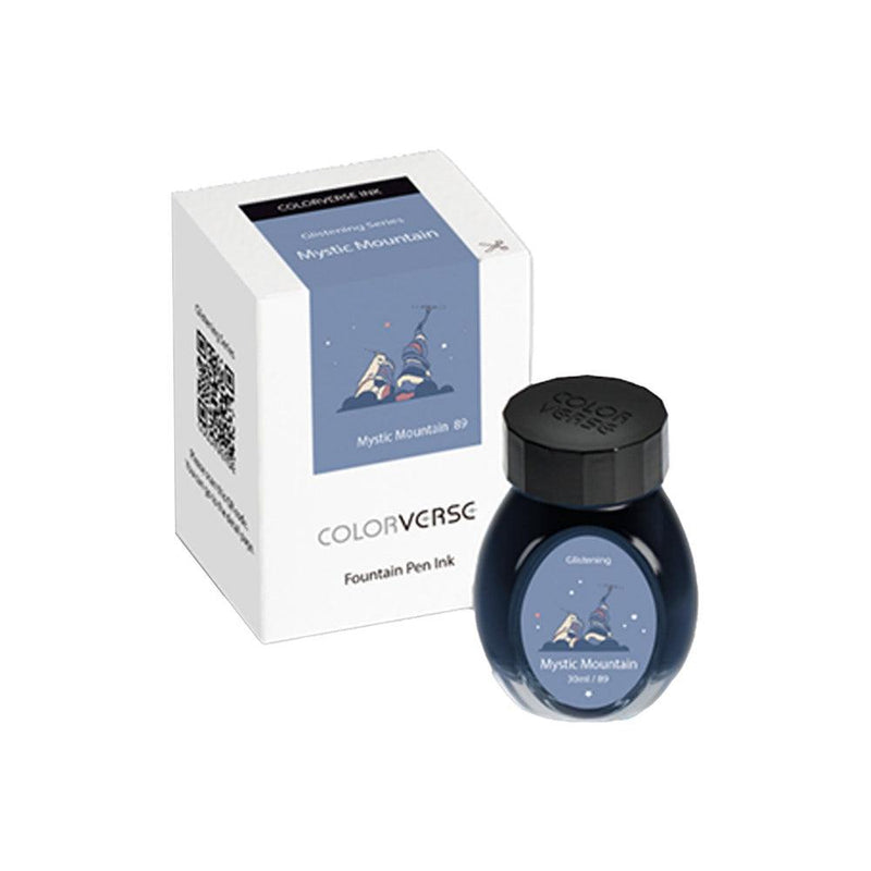 Colorverse No. 89 Mystic Mountain (Glistening) Ink Bottle - 30ml (box and bottle)