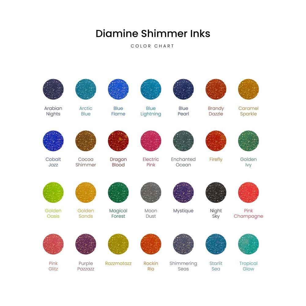 Diamine Shimmer Ink Bottle (50ml) | EndlessPens