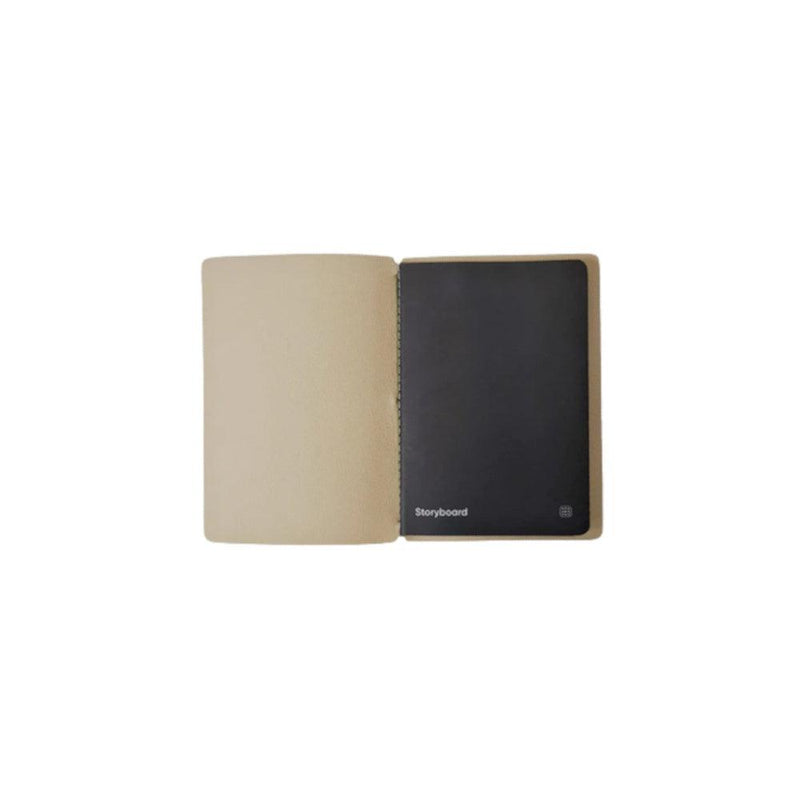 Endless Stationery Explorer Cactus Leather Notebook - Beige (Open)