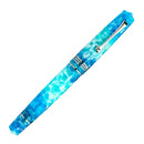 Leonardo Momento Zero (Stainless Steel) Blue Aloha Fountain Pen (Silver)