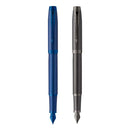Parker Fountain Pen - IM Monochrome - Titanium & Blue