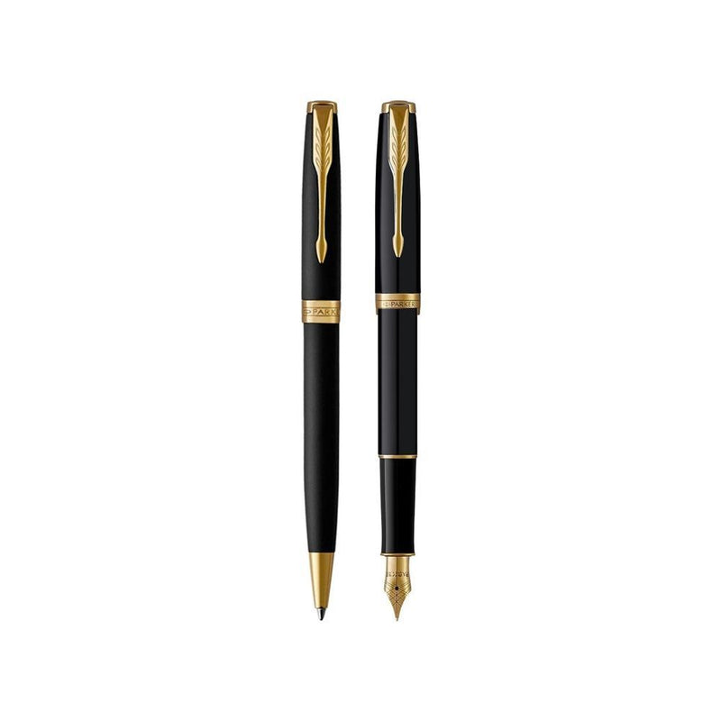 Buy Parker Duofold – Black GT International Fountain Pen from The Stationers