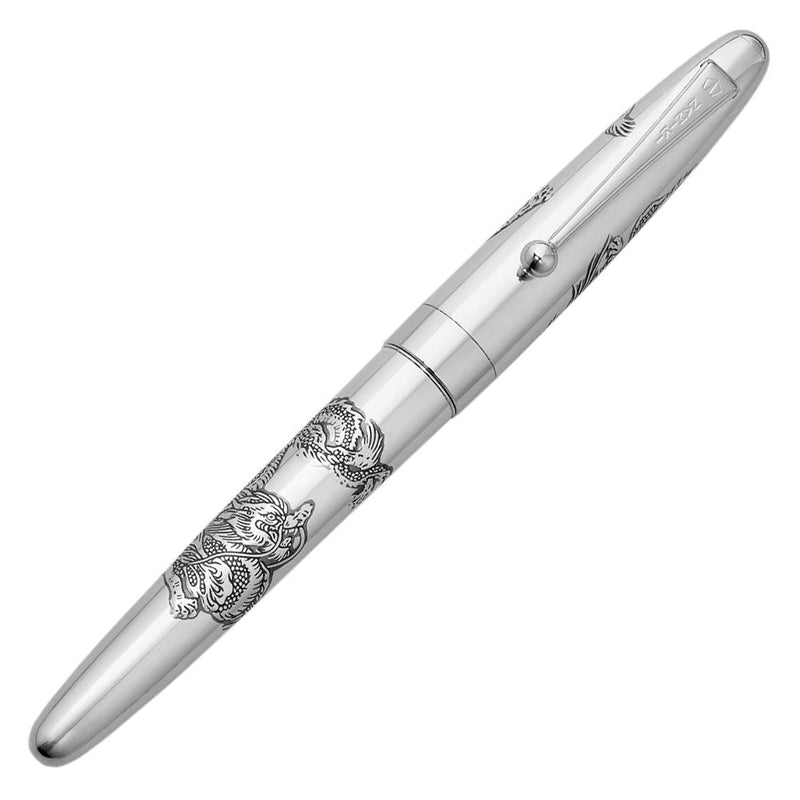 Pilot Sterling Silvern Dragon Fountain Pen - Design Overview